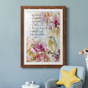 He Watches Me - Barnwood Framed Art Print