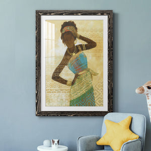 Tribal Vision II - Barnwood Framed Art Print