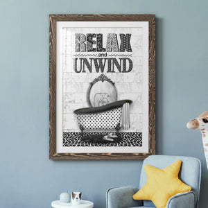 Relax and Unwind - Barnwood Framed Art Print