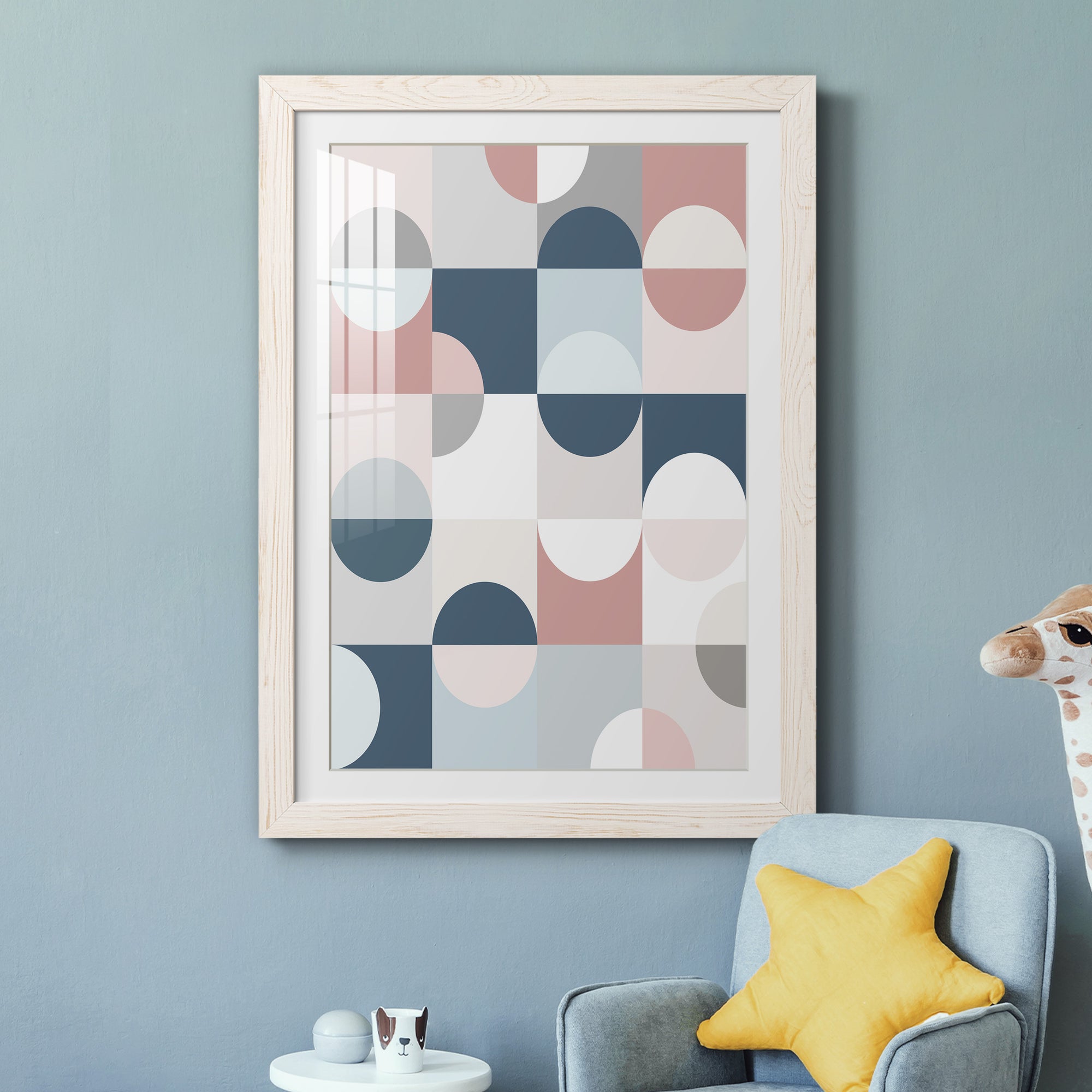 Modern Reflection - Barnwood Framed Art Print