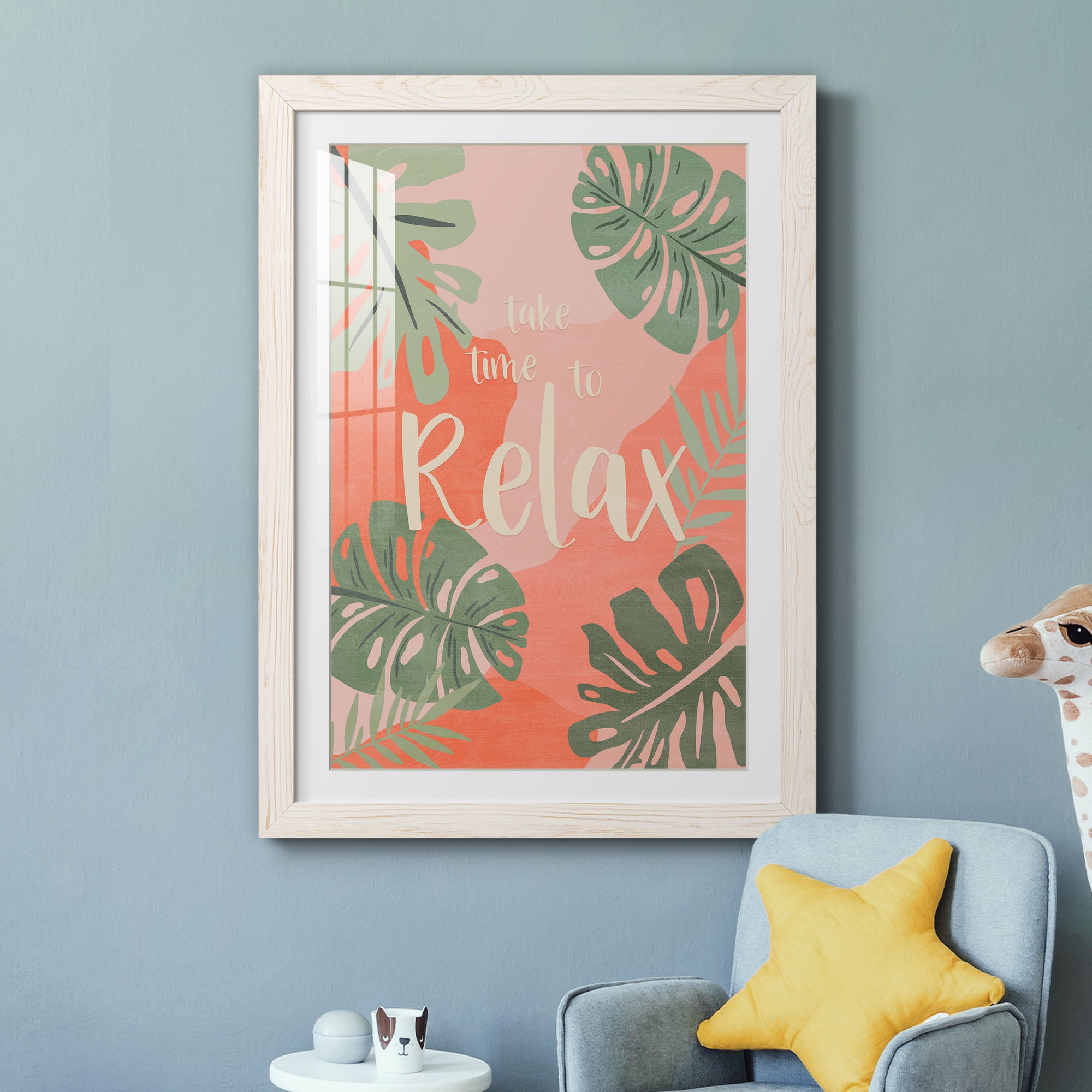 Take Time - Premium Framed Print - Distressed Barnwood Frame - Ready to Hang