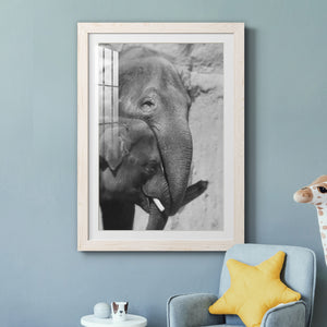 Tender Moment - Barnwood Framed Art Print