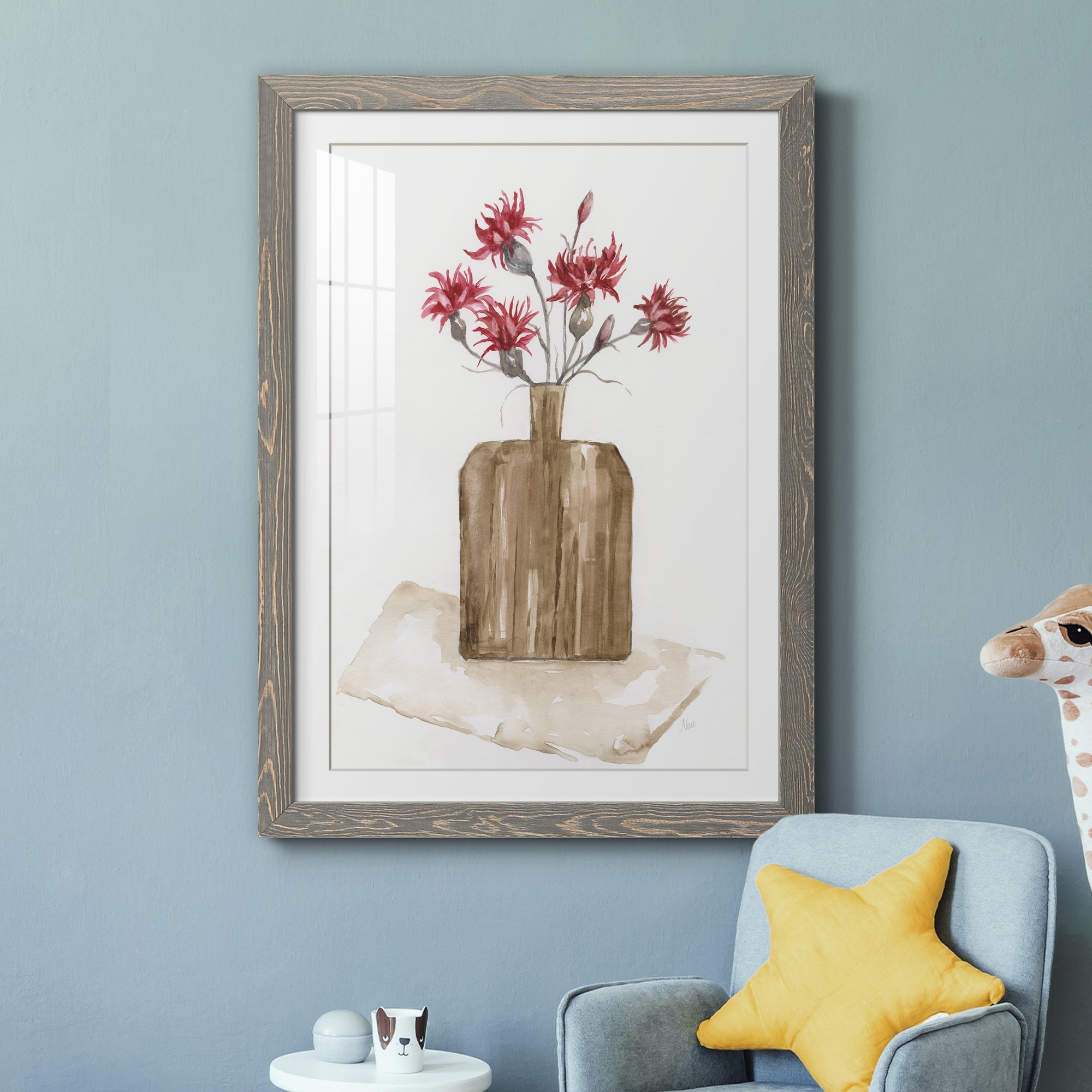 Simply Country I - Barnwood Framed Art Print