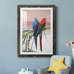 Palm Parrots - Barnwood