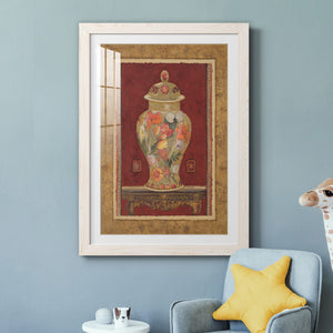 Romantic Urn II - Barnwood Framed Art Print