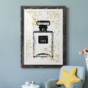 Glitter Perfume I - Barnwood Framed Art Print