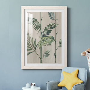 Modern Fronds II - Barnwood Framed Art Print