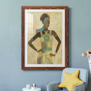 Tribal Vision I - Barnwood Framed Art Print