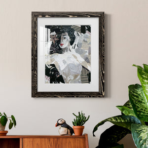Runway Star - Barnwood Framed Art Print