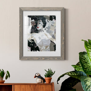 Runway Star - Barnwood Framed Art Print