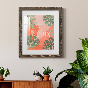 Take Time - Premium Framed Print - Distressed Barnwood Frame - Ready to Hang