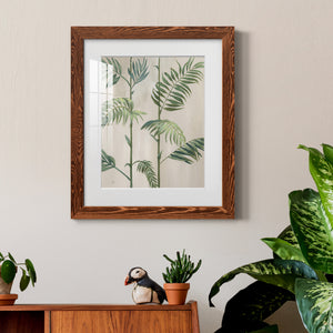 Modern Fronds I - Barnwood Framed Art Print