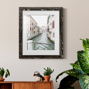 Venice Canal I - Premium Framed Print - Distressed Barnwood Frame - Ready to Hang