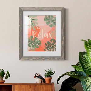 Take Time - Premium Framed Print - Distressed Barnwood Frame - Ready to Hang