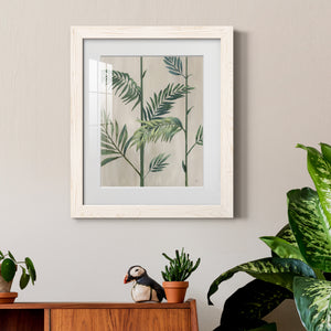Modern Fronds II - Barnwood Framed Art Print