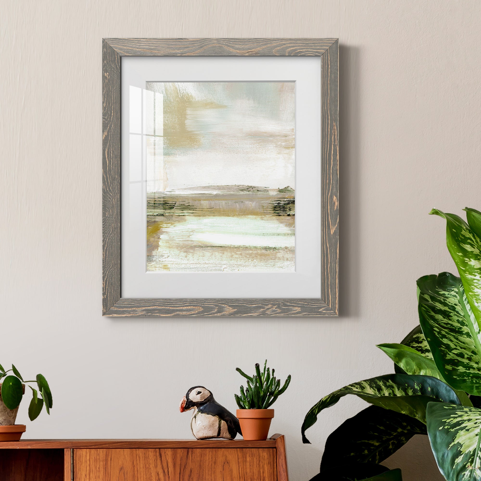Summer Haze I - Premium Framed Print - Distressed Barnwood Frame - Ready to Hang