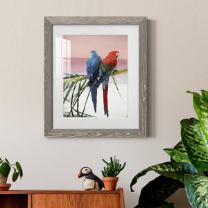 Palm Parrots - Barnwood