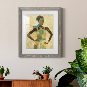 Tribal Vision I - Barnwood Framed Art Print