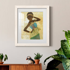 Tribal Vision II - Barnwood Framed Art Print