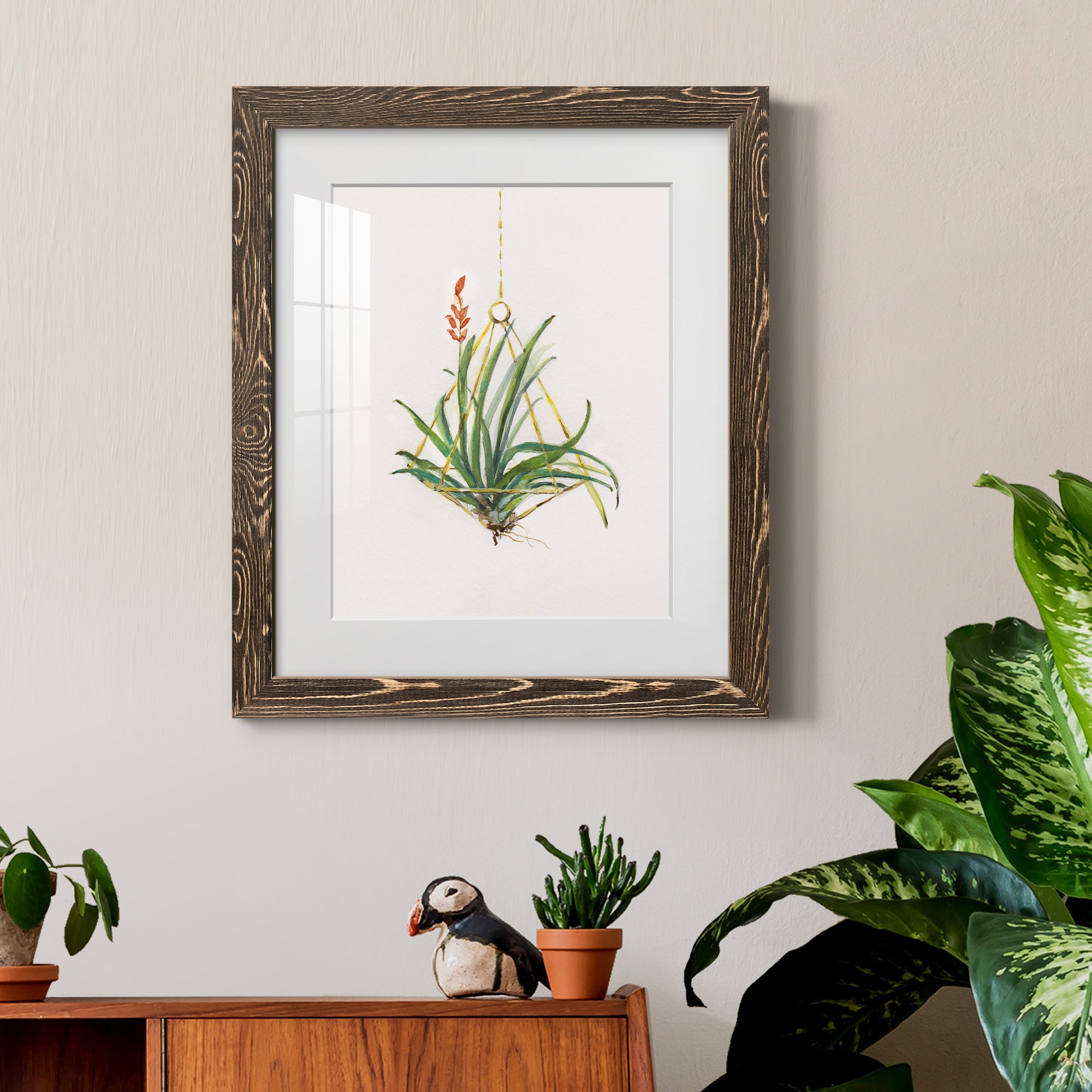 Gardenaire I - Barnwood Framed Art Print
