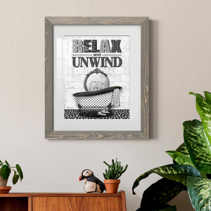 Relax and Unwind - Barnwood Framed Art Print