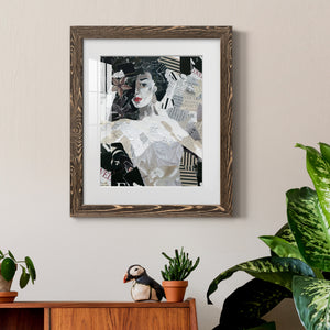 Runway Star - Barnwood Framed Art Print