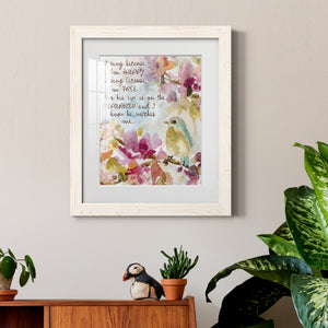He Watches Me - Barnwood Framed Art Print