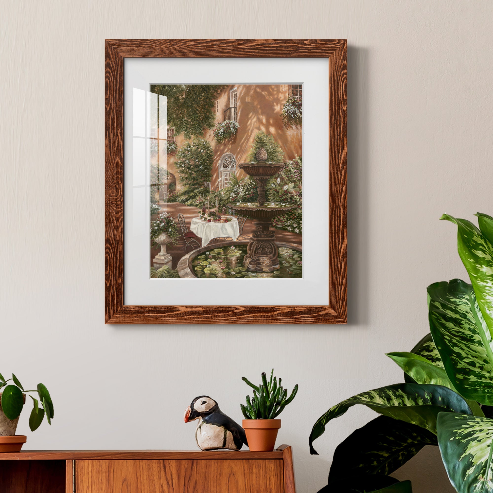 Evening Cocktails II - Premium Framed Print - Distressed Barnwood Frame - Ready to Hang