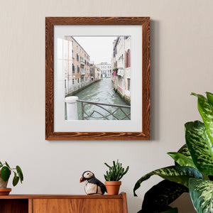 Venice Canal I - Premium Framed Print - Distressed Barnwood Frame - Ready to Hang