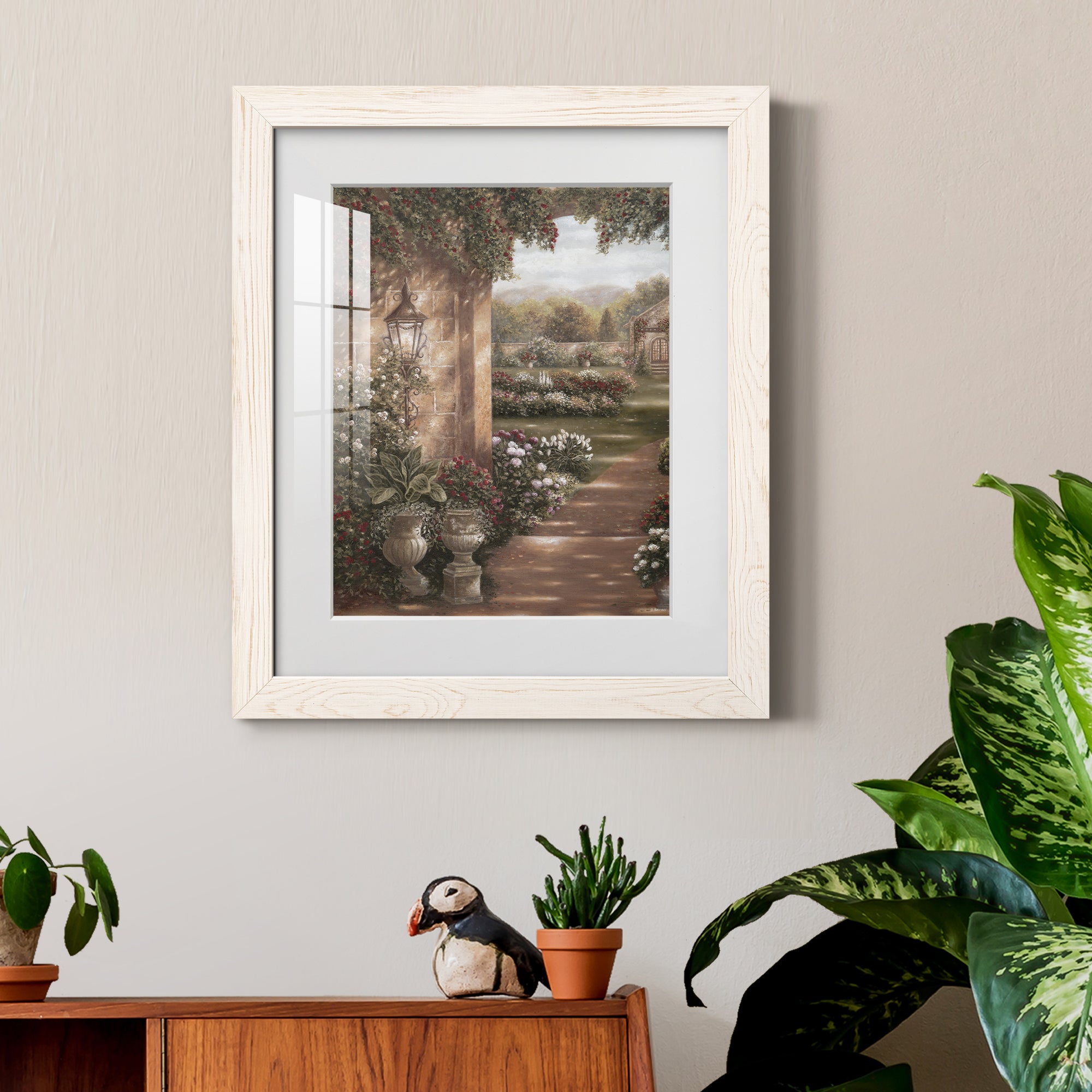 Evening in the Conservatory - Barnwood Framed Art Print