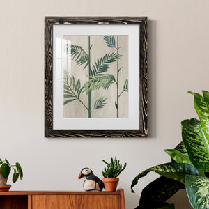 Modern Fronds II - Barnwood Framed Art Print