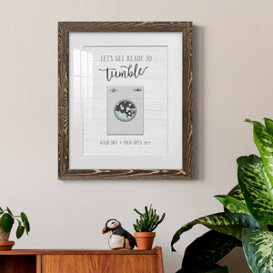 Tumble - Premium Framed Print - Distressed Barnwood Frame - Ready to Hang