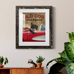 Old Dog Classics - Premium Framed Print - Distressed Barnwood Frame - Ready to Hang