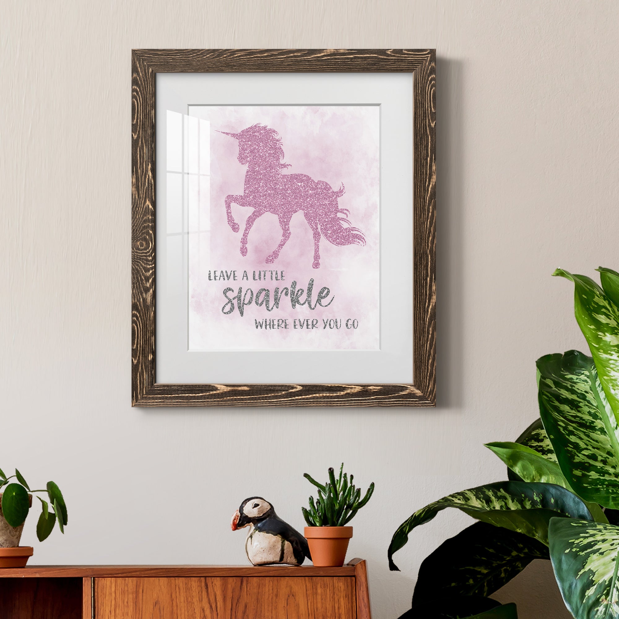 Sparkle - Barnwood Framed Art Print