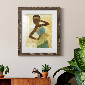 Tribal Vision II - Barnwood Framed Art Print