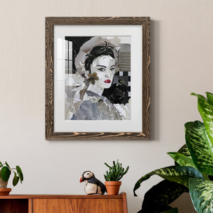 Runway Pause - Barnwood Framed Art Print