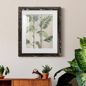 Modern Fronds I - Barnwood Framed Art Print