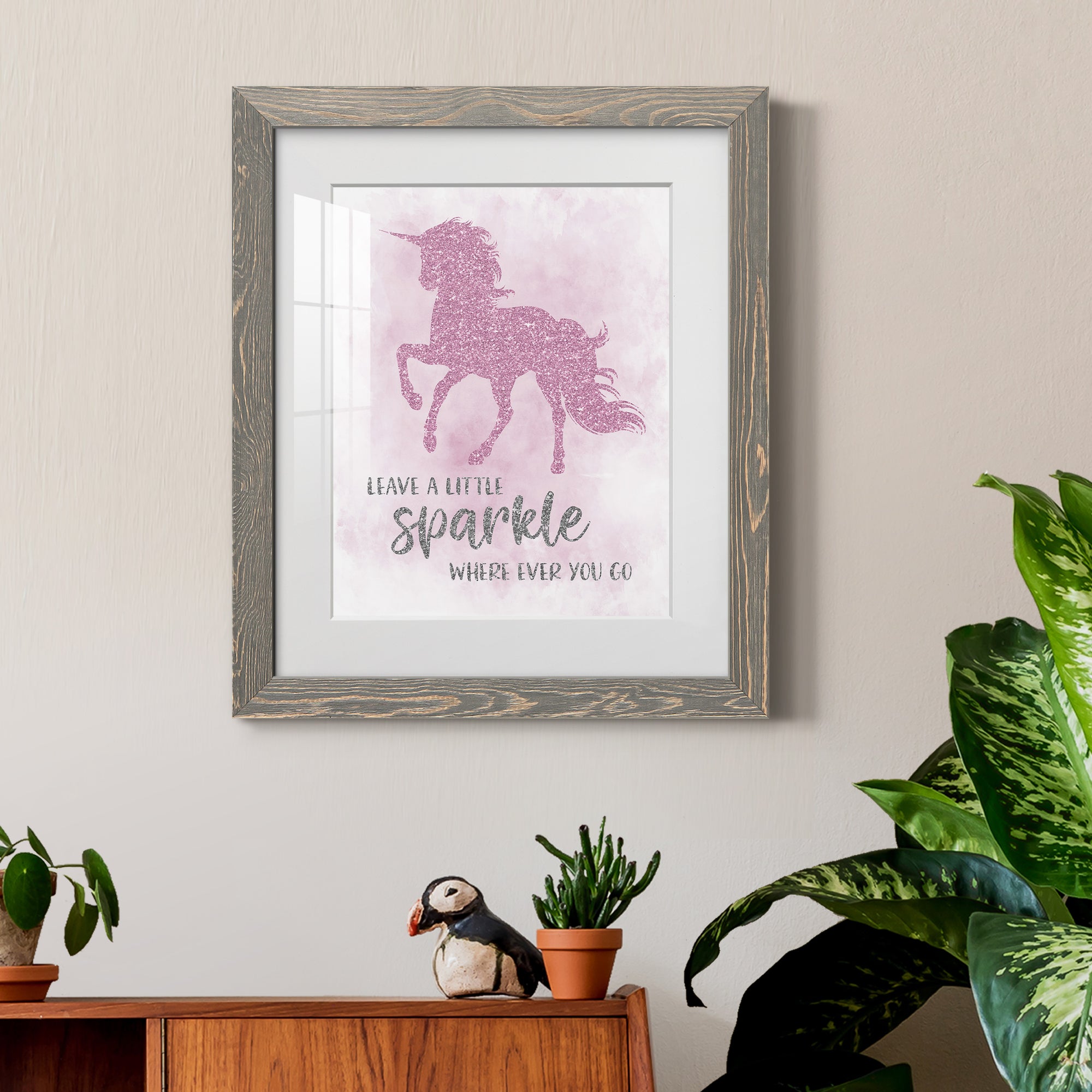 Sparkle - Barnwood Framed Art Print