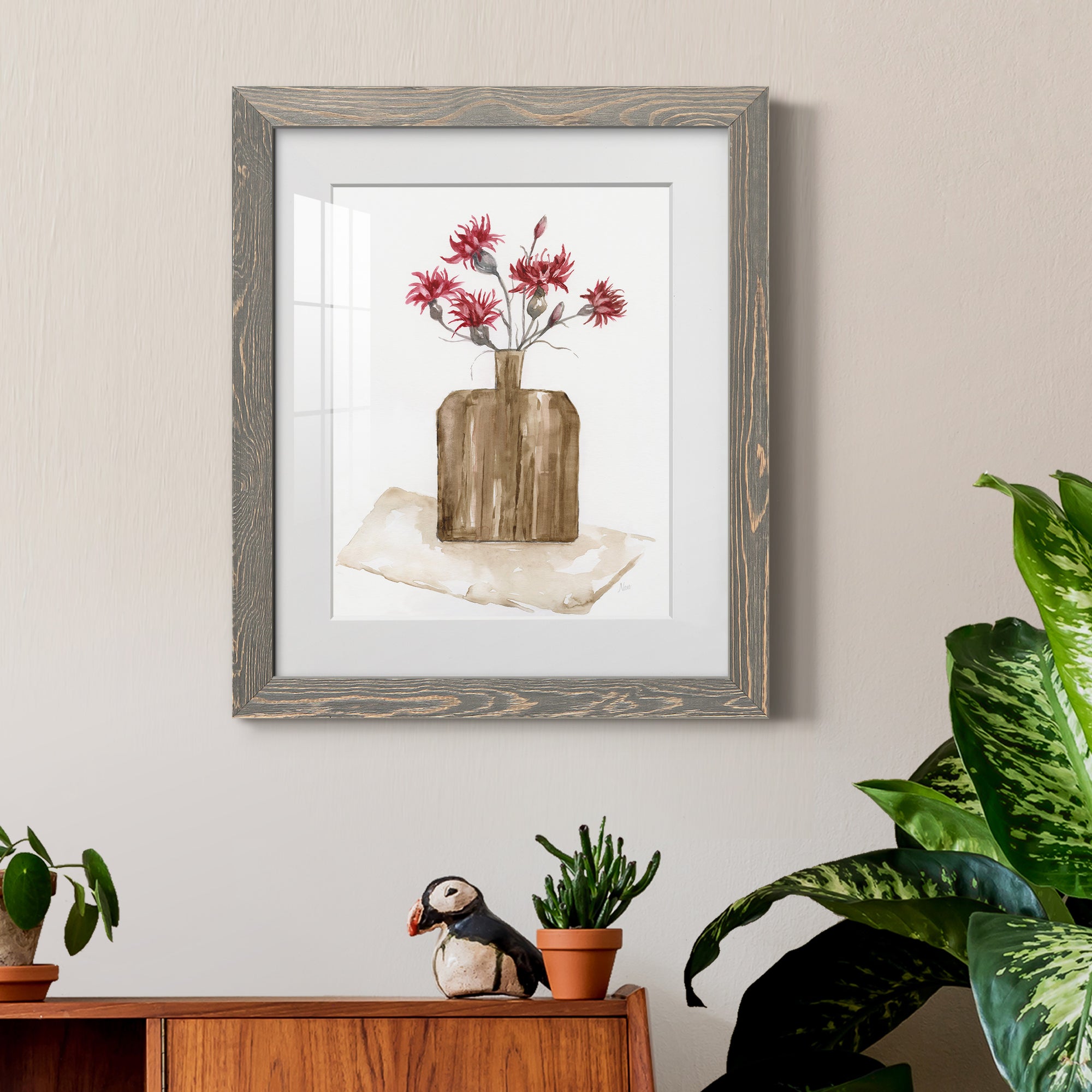 Simply Country I - Barnwood Framed Art Print