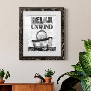 Relax and Unwind - Barnwood Framed Art Print