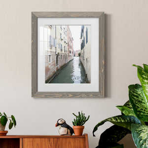Venice Canal II - Premium Framed Print - Distressed Barnwood Frame - Ready to Hang