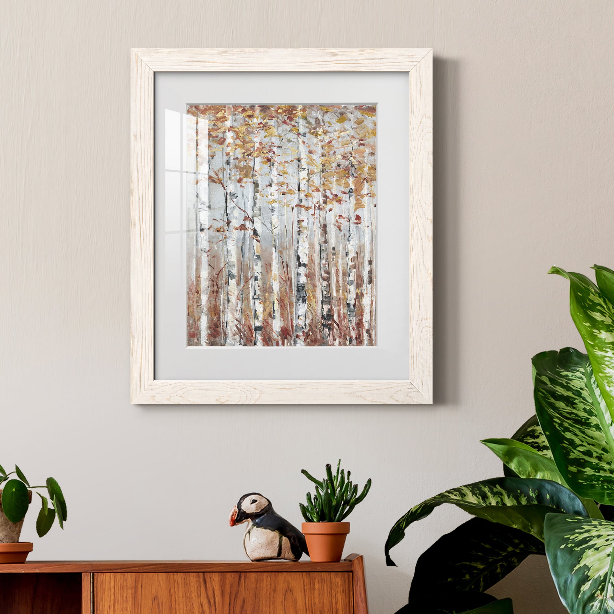 Copper Forest - Premium Framed Print - Distressed Barnwood Frame - Ready to Hang