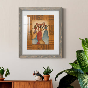 Rhythm - Barnwood Framed Art Print
