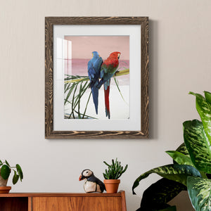 Palm Parrots - Barnwood
