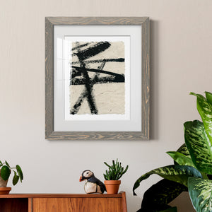 Lines Crossed III - Premium Framed Print - Distressed Barnwood Frame - Ready to Hang