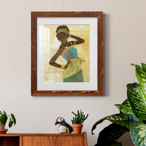 Tribal Vision II - Barnwood Framed Art Print