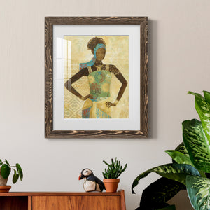 Tribal Vision I - Barnwood Framed Art Print