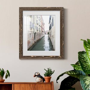 Venice Canal II - Premium Framed Print - Distressed Barnwood Frame - Ready to Hang
