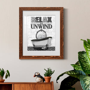 Relax and Unwind - Barnwood Framed Art Print