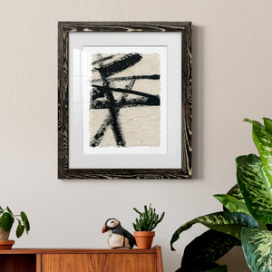 Lines Crossed III - Premium Framed Print - Distressed Barnwood Frame - Ready to Hang
